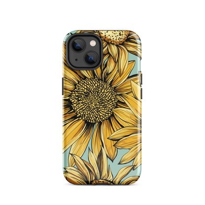 Sunny Flowers Tough Case for iPhone®