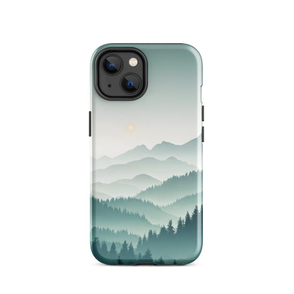 Blue Mountain Silhouette Tough Case for iPhone®