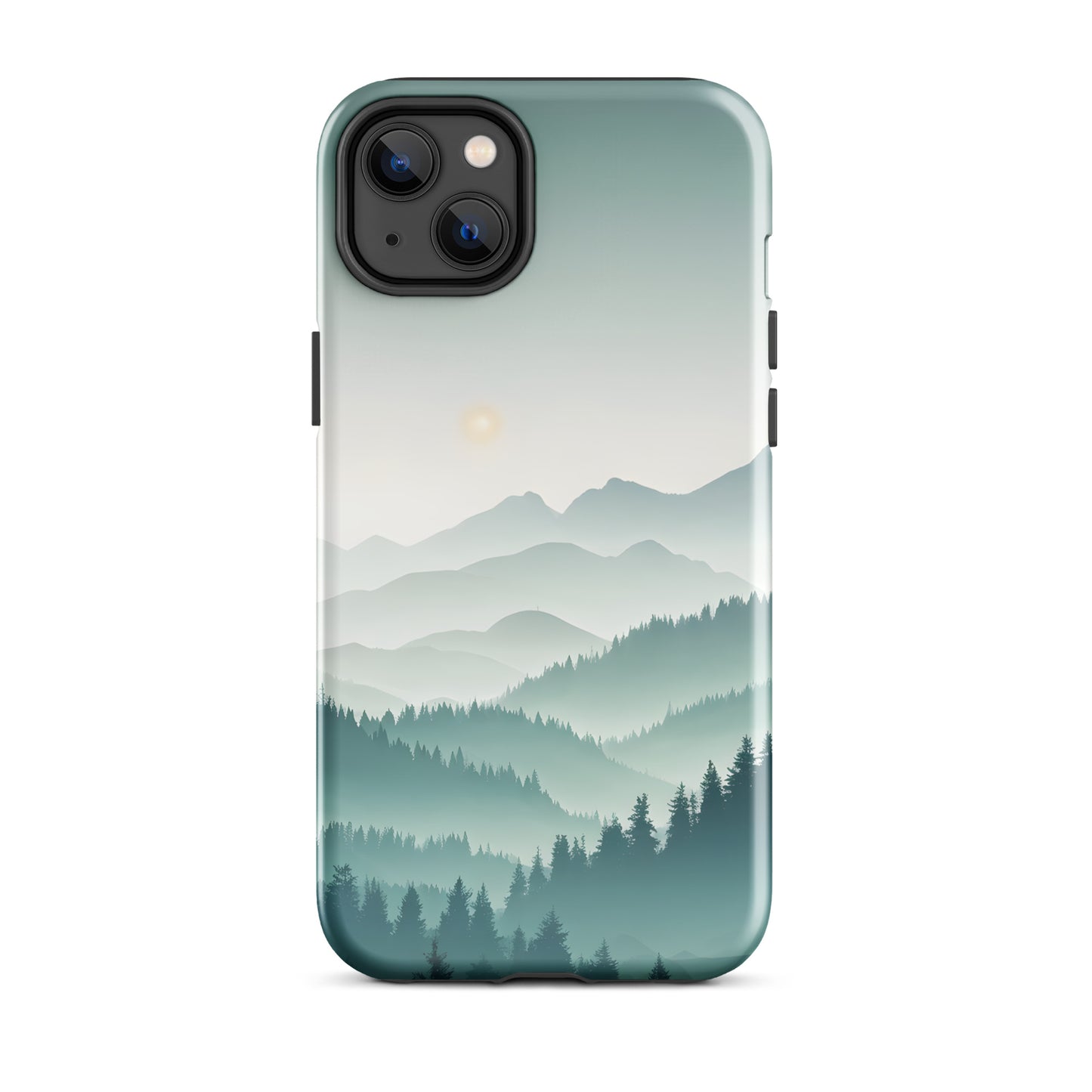 Blue Mountain Silhouette Tough Case for iPhone®