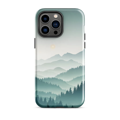 Blue Mountain Silhouette Tough Case for iPhone®