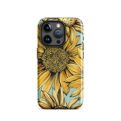 Sunny Flowers Tough Case for iPhone®