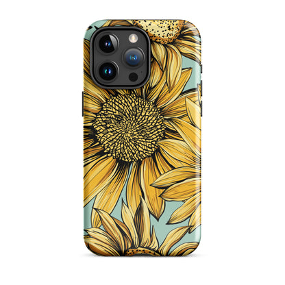 Sunny Flowers Tough Case for iPhone®