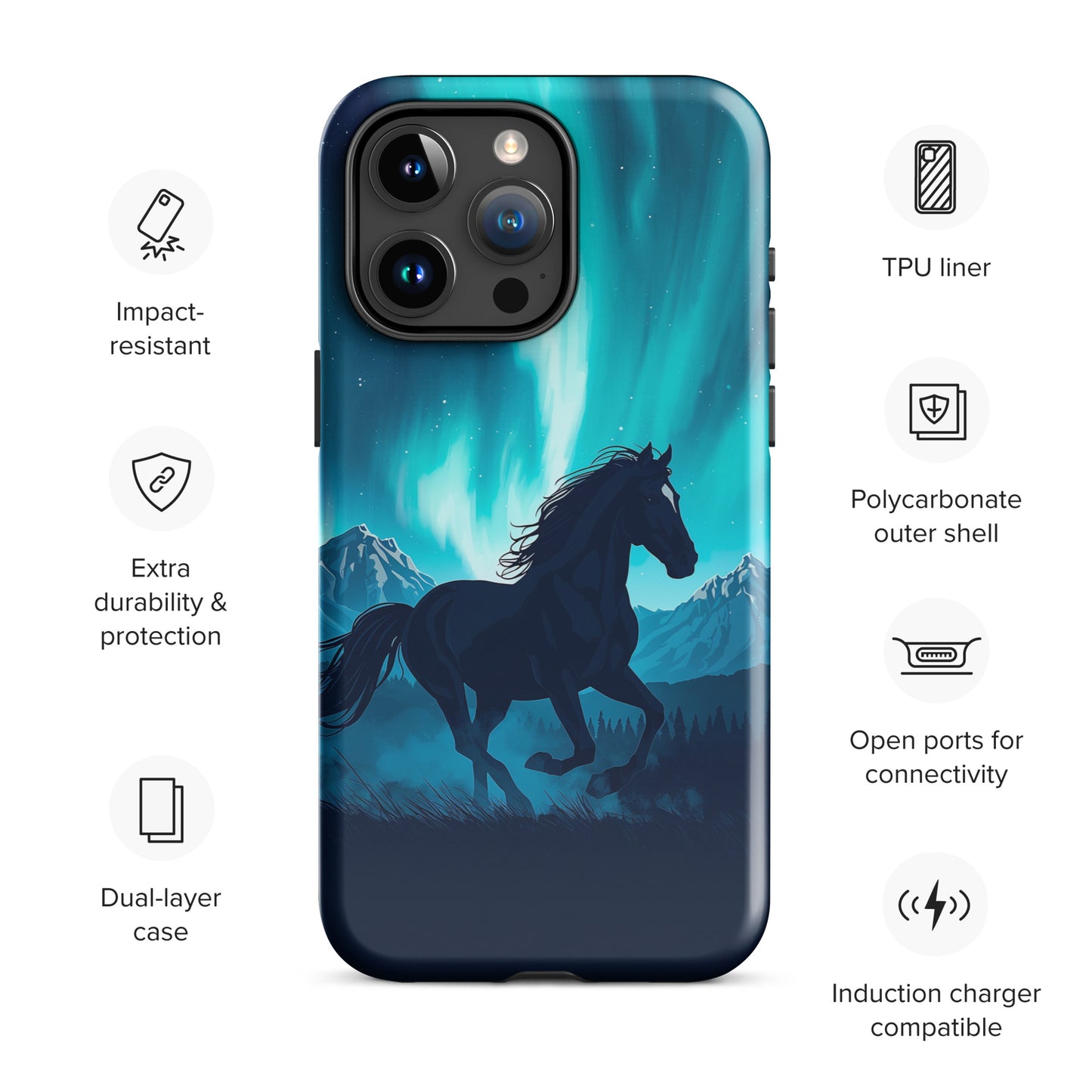 Aurora Mustang Mountain Tough Case for iPhone®