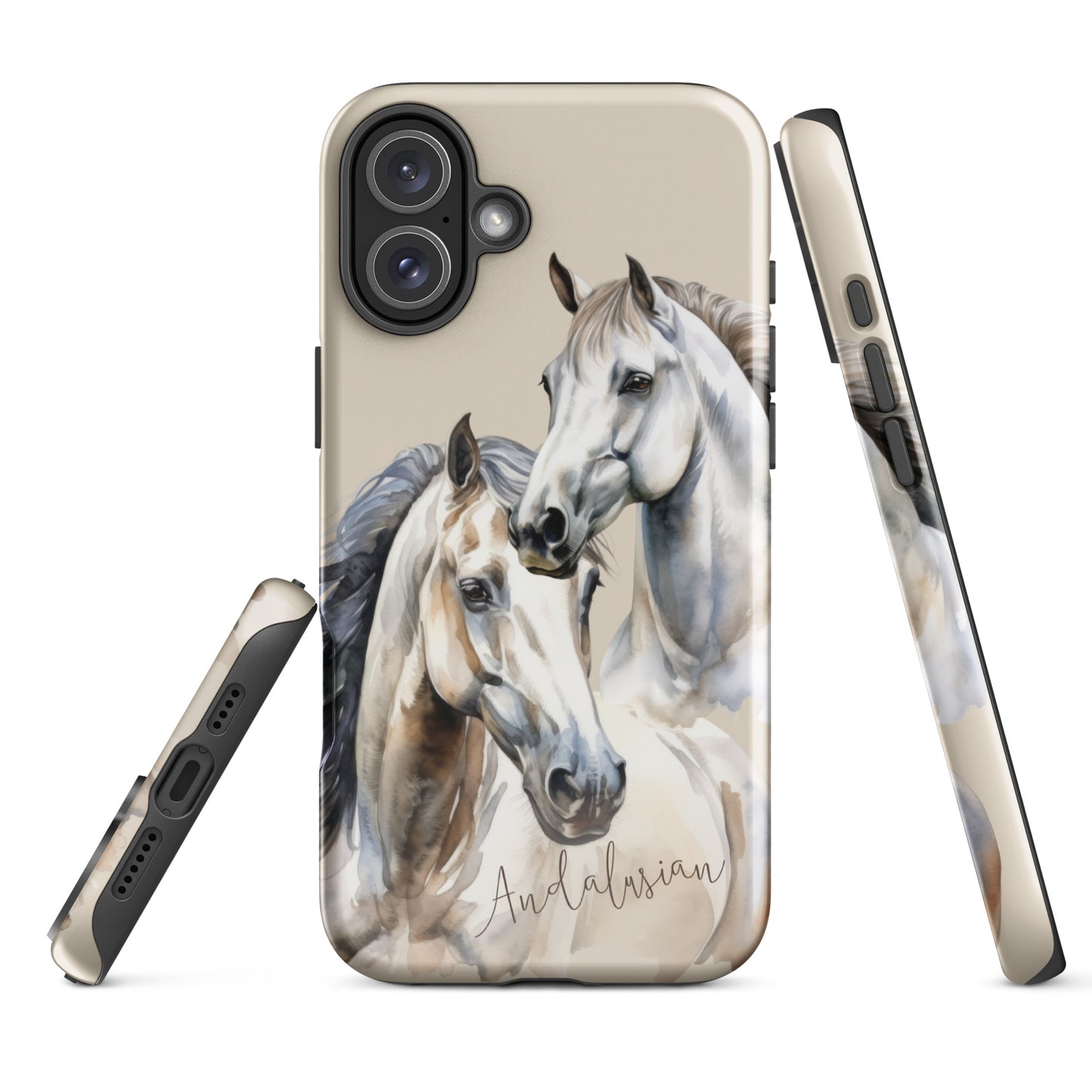 Horse Breeds - Andalusian Tough Case for iPhone®