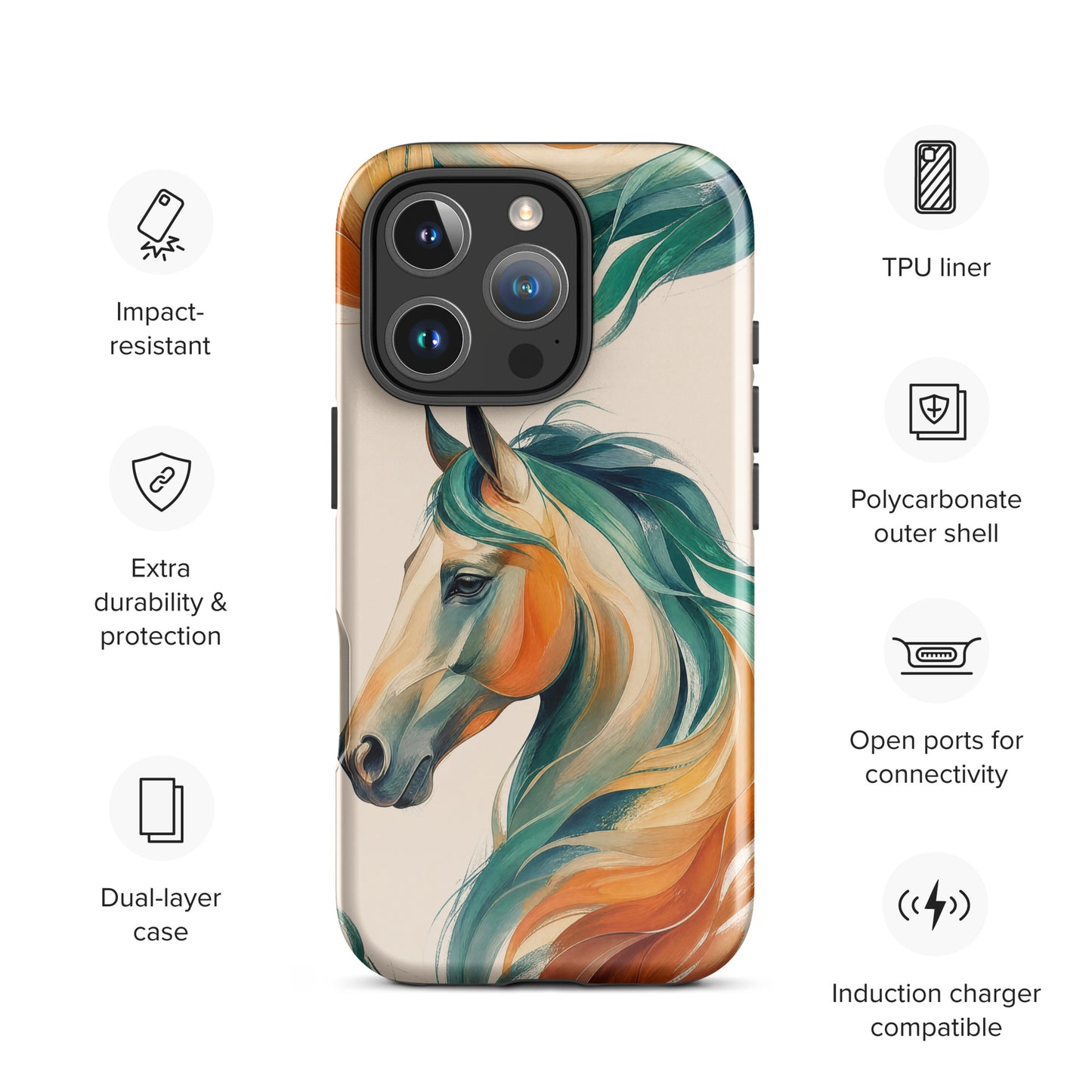 Fire And Ice Tough Case for iPhone®