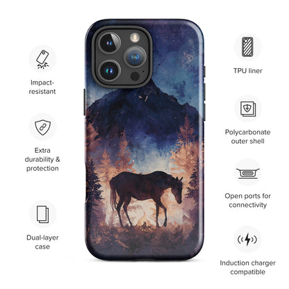 Mountain Campfire Spirit Tough Case for iPhone®