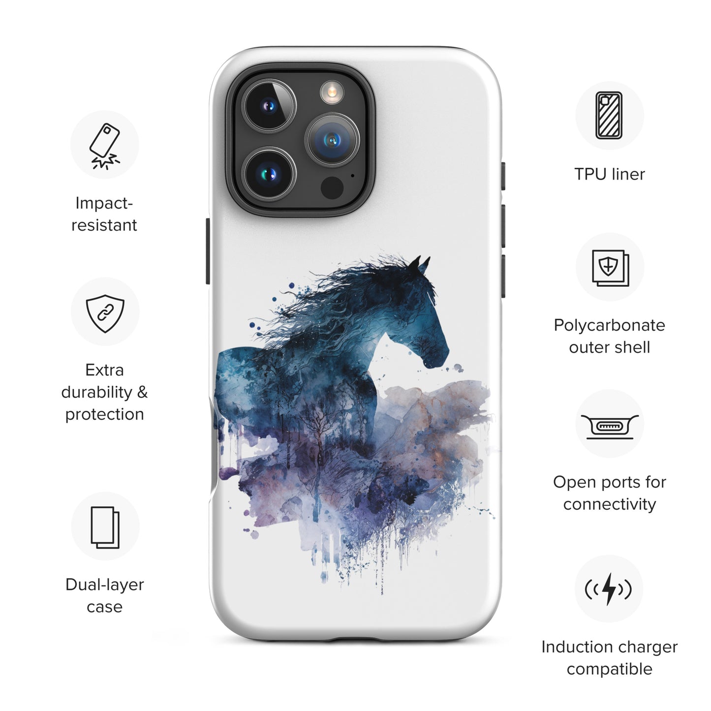Mystic Mare Tough Case for iPhone®