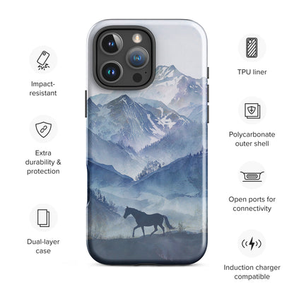 Whispering Mountain Run Tough Case for iPhone®