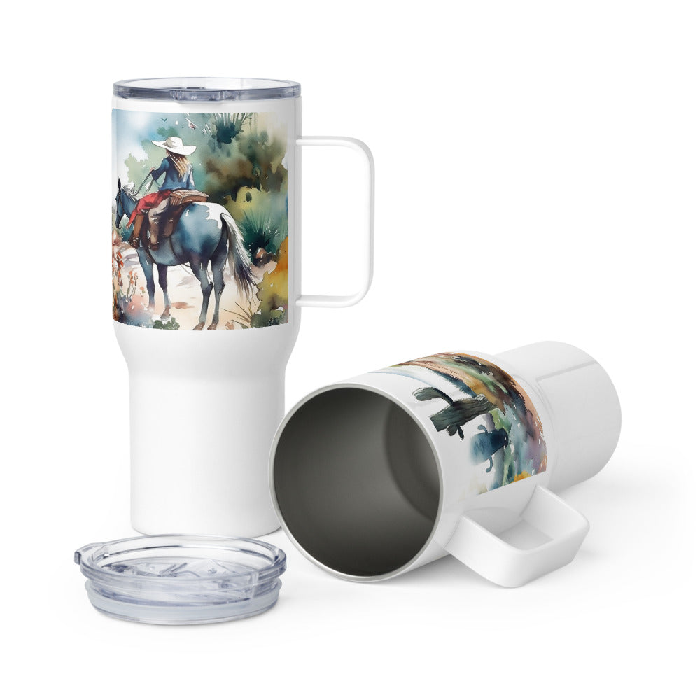 Desert Ride Travel Mug with Handle