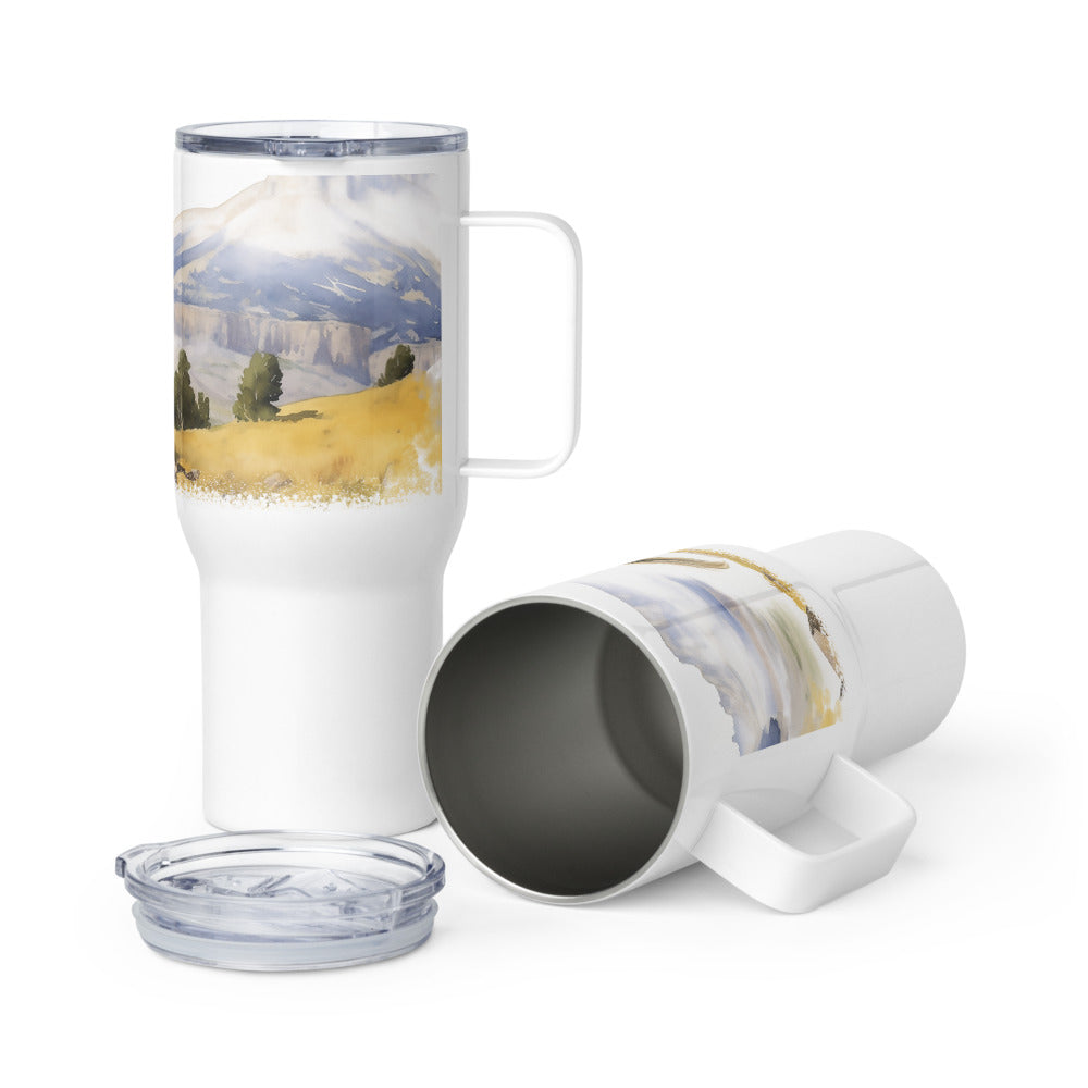 Mountain Ride Travel Mug With Handle