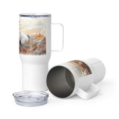 Fields of Dreams Travel Mug With Handle