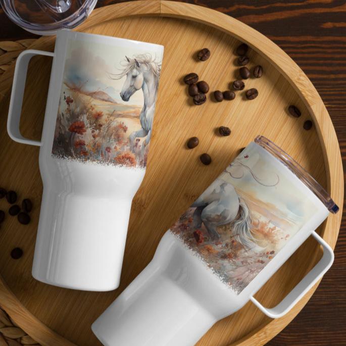 Fields of Dreams Travel Mug With Handle