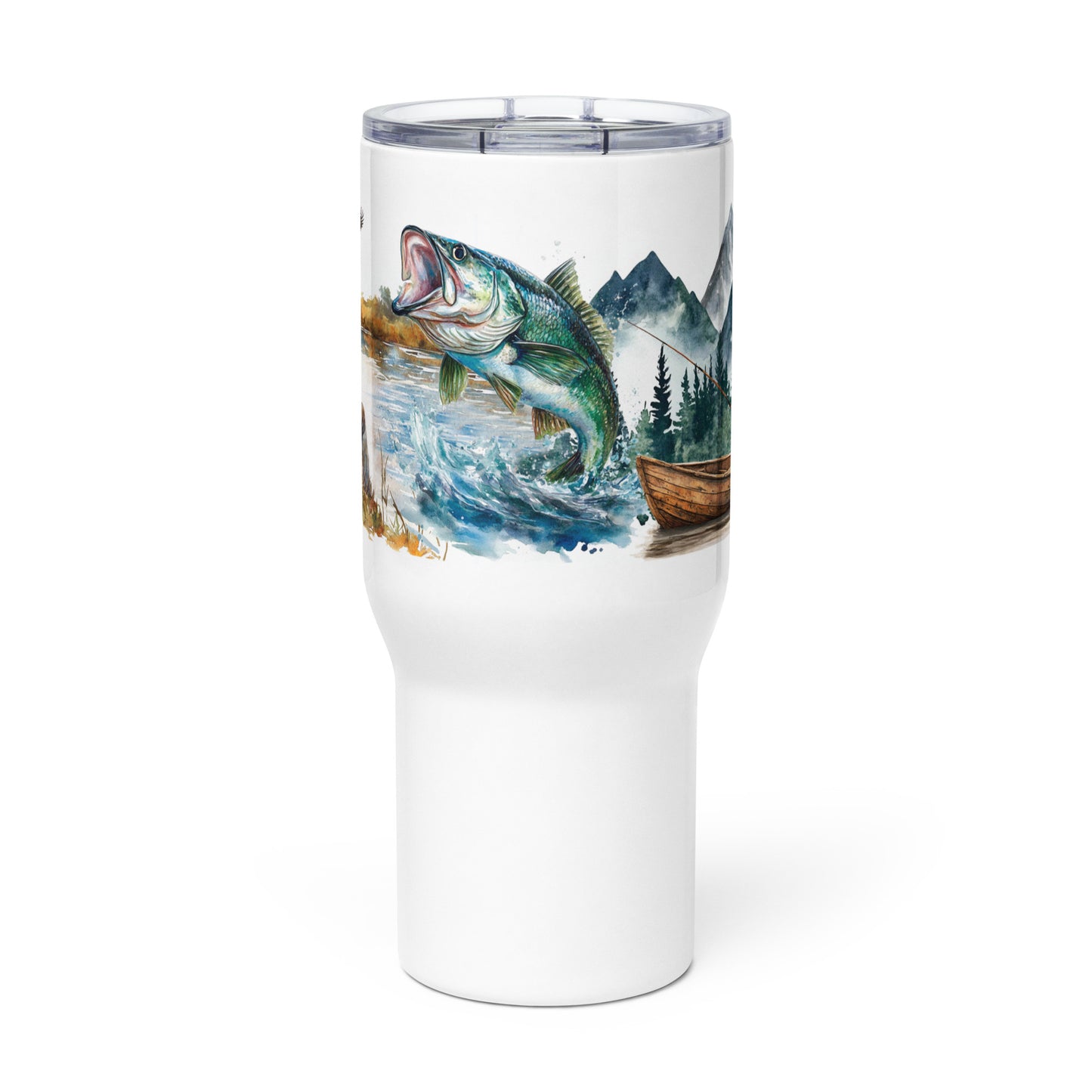 Nature's Still Waters Travel Mug With Handle