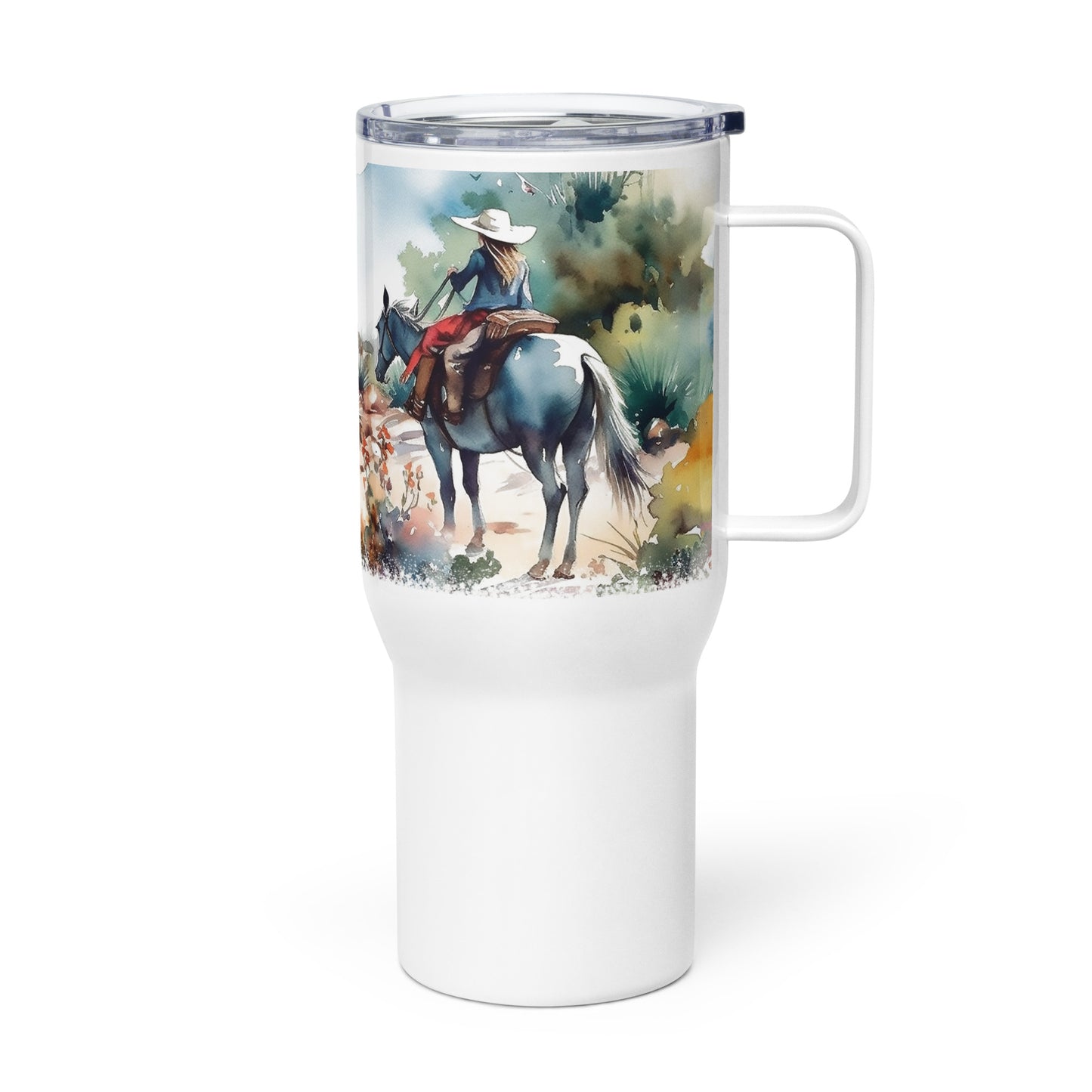 Desert Ride Travel Mug with Handle