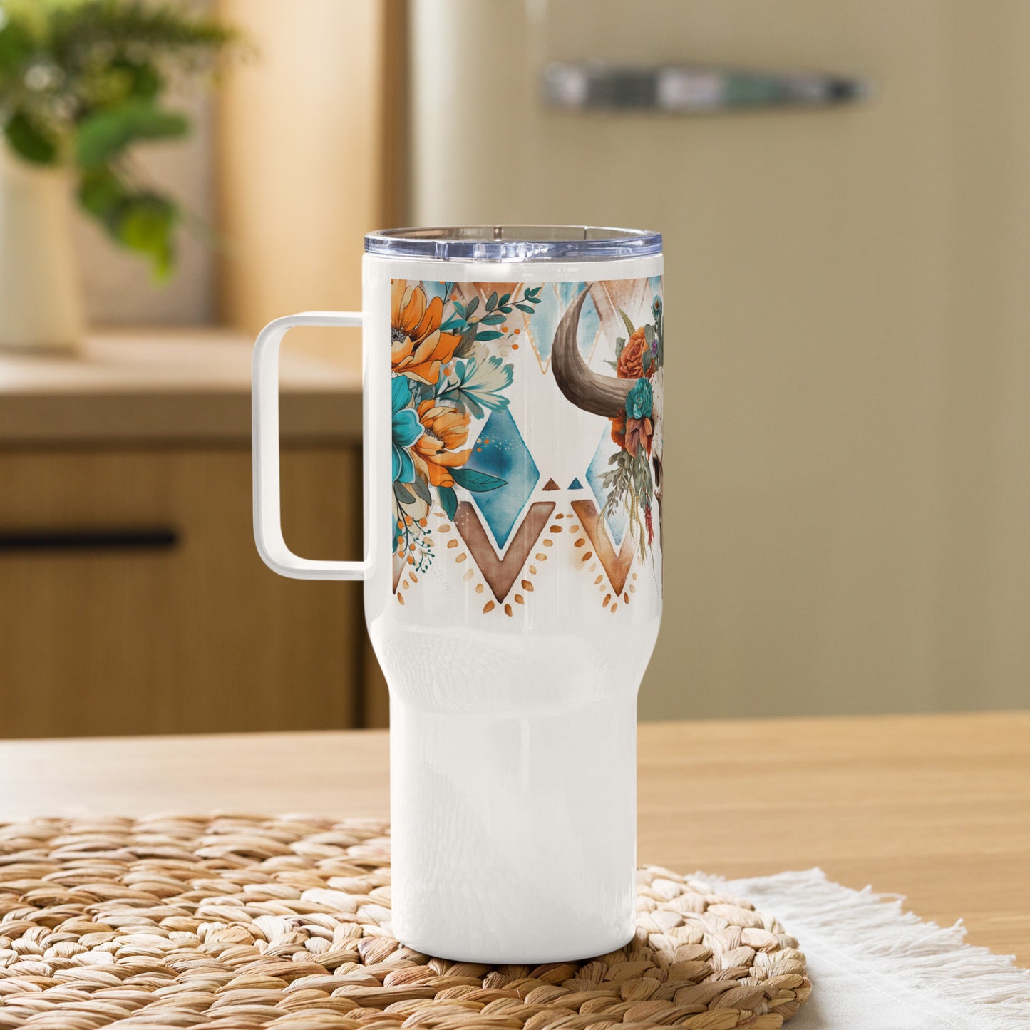 Desert Spirit Travel mug with a handle