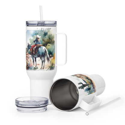 Desert Ride Travel Mug with Handle