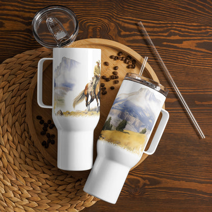 Mountain Ride Travel Mug With Handle