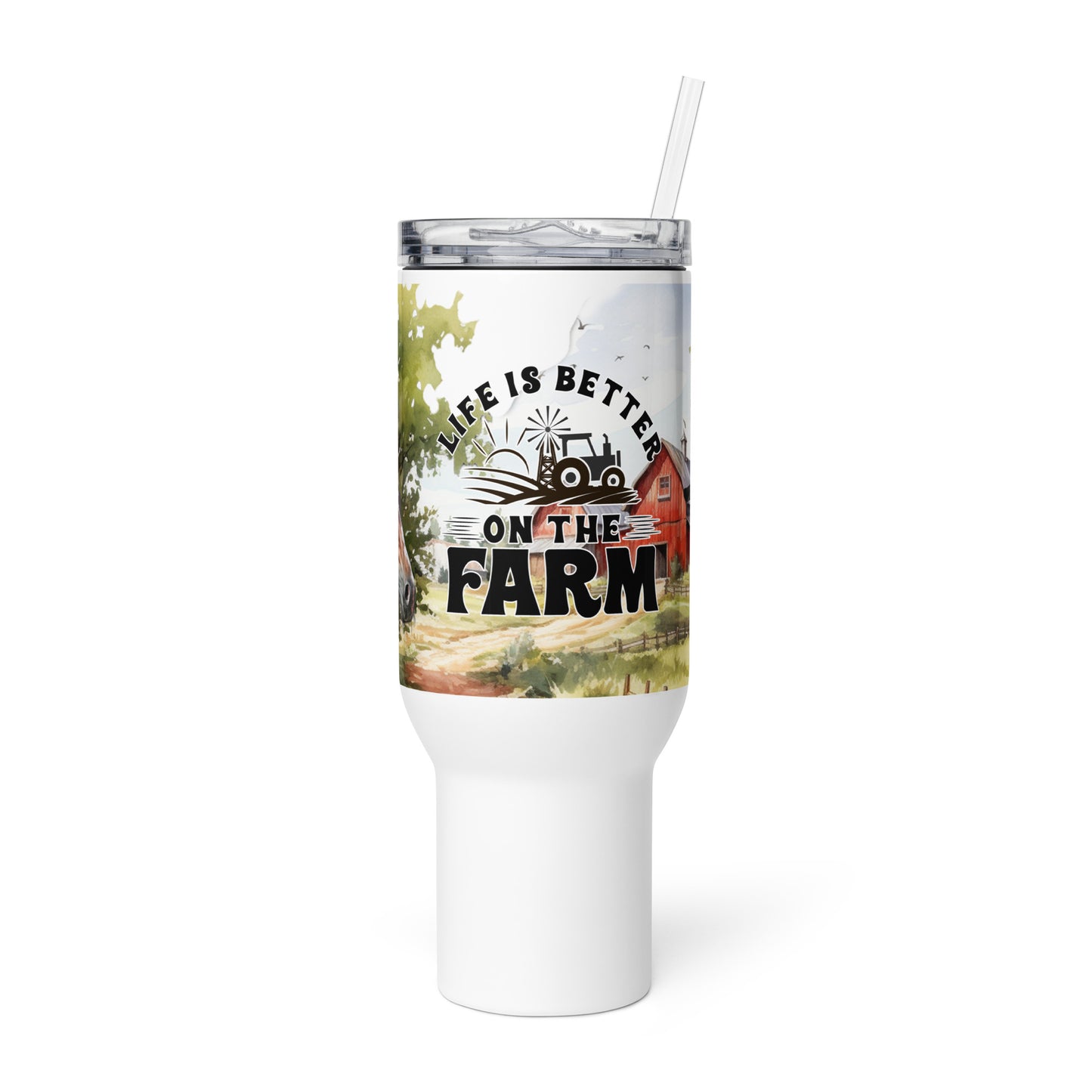 Life is Better on the Farm Travel Mug With Handle