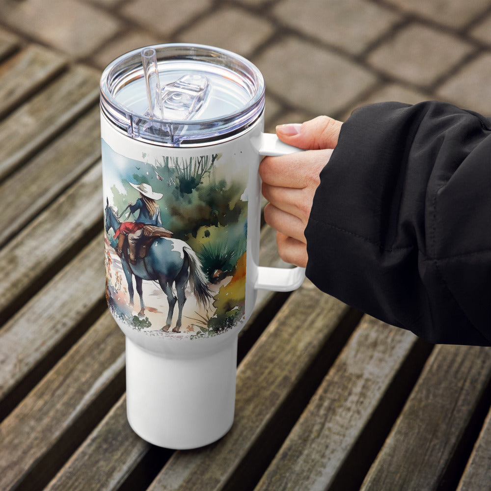 Desert Ride Travel Mug with Handle