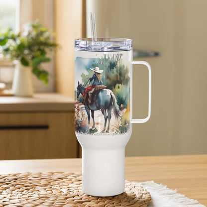 Desert Ride Travel Mug with Handle