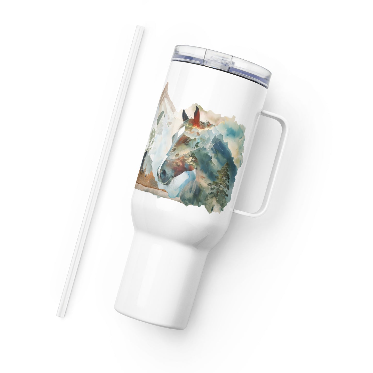 Untamed Horizons Travel mug with a handle