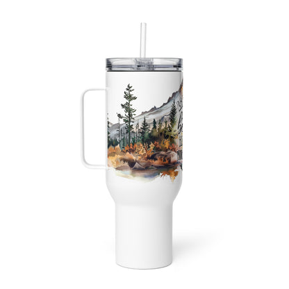 Life Is Better In The Mountains Travel Mug with Handle