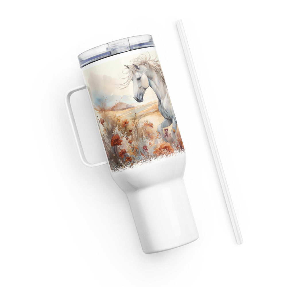 Fields of Dreams Travel Mug With Handle