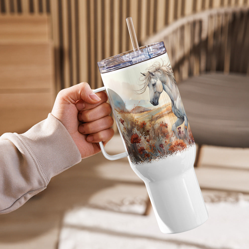 Fields of Dreams Travel Mug With Handle