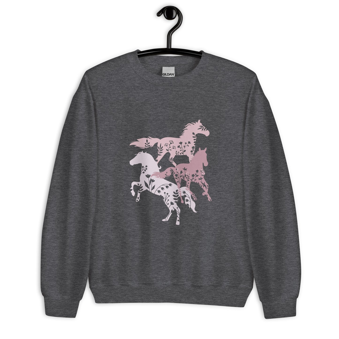 Wildflowers and Horses Unisex Sweatshirt