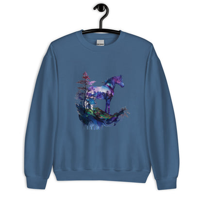 Indigo Mountain Horse Unisex Sweatshirt