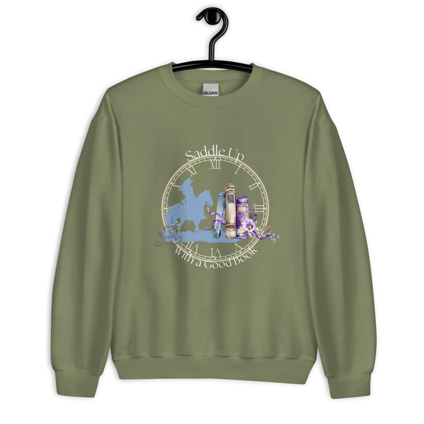 Saddle Up With a Book Unisex Sweatshirt