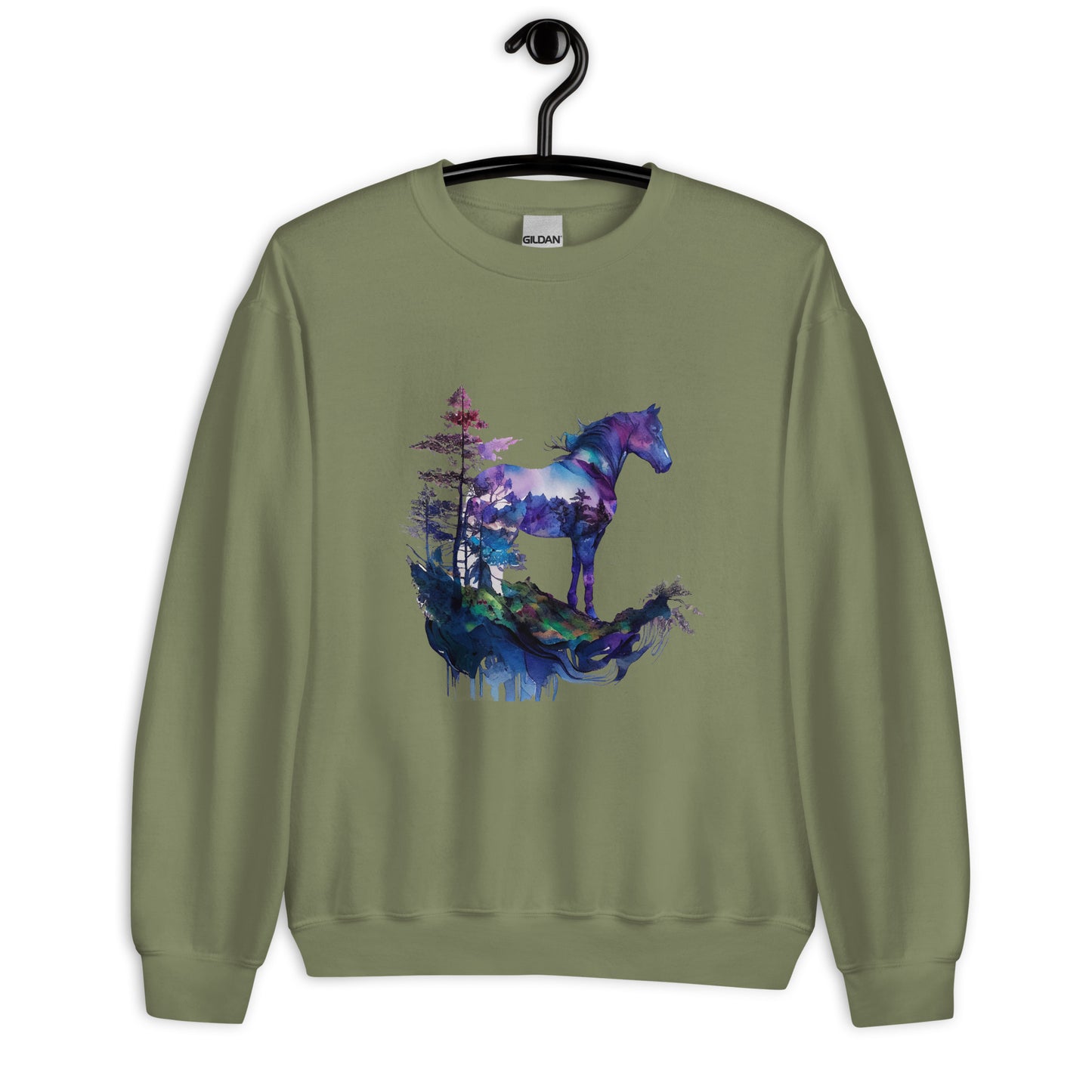 Indigo Mountain Horse Unisex Sweatshirt