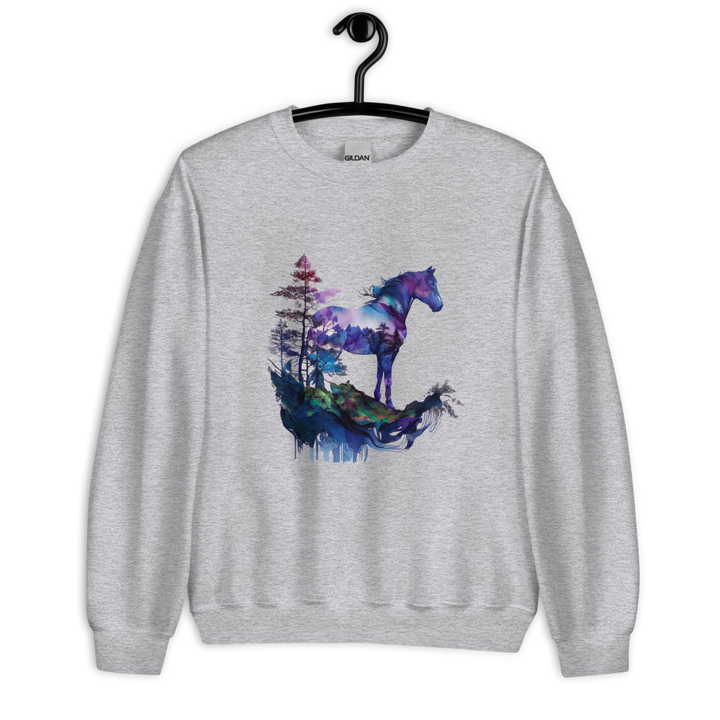 Indigo Mountain Horse Unisex Sweatshirt