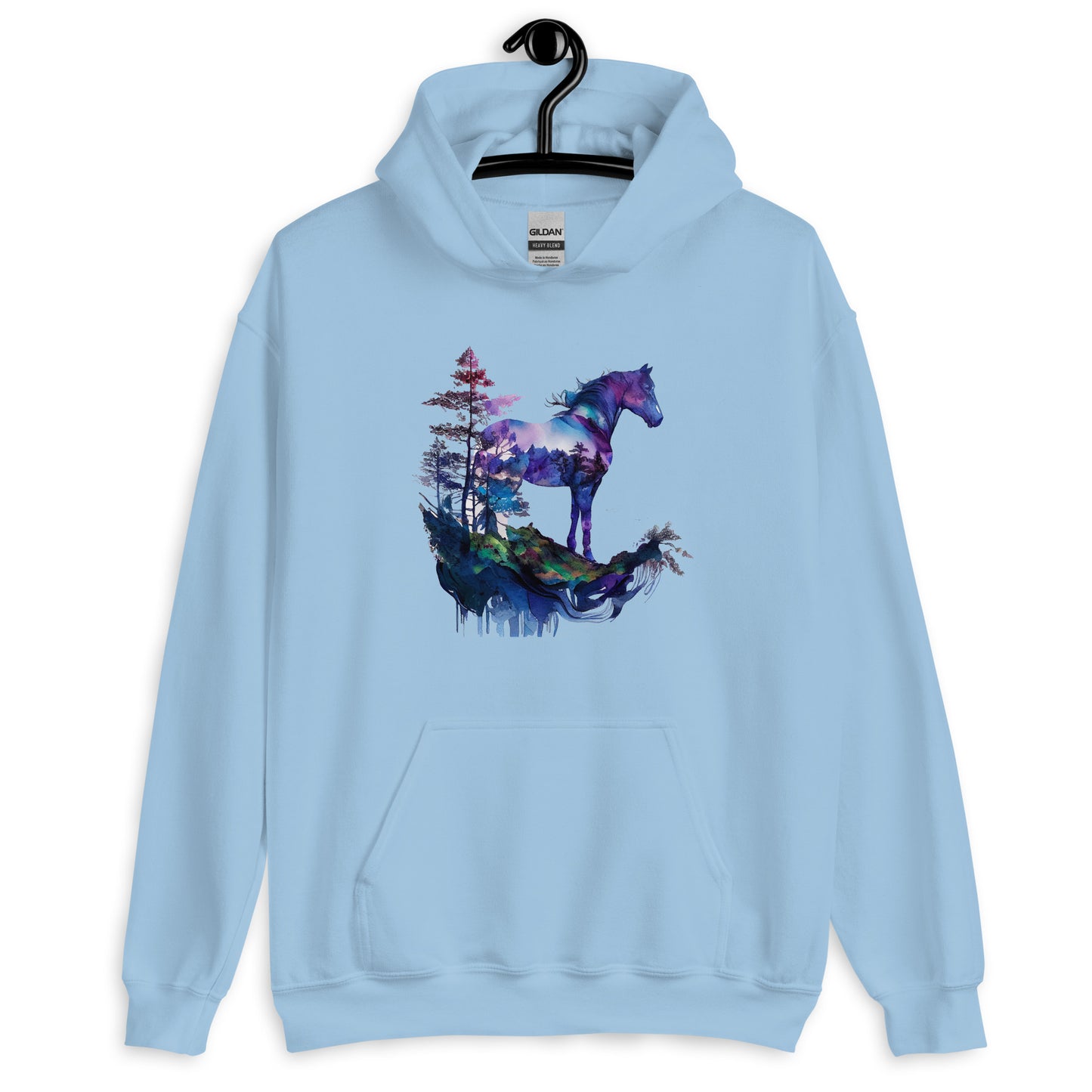 Indigo Mountain Horse Unisex Hoodie