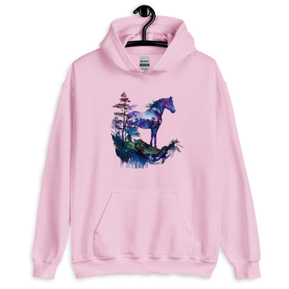 Indigo Mountain Horse Unisex Hoodie