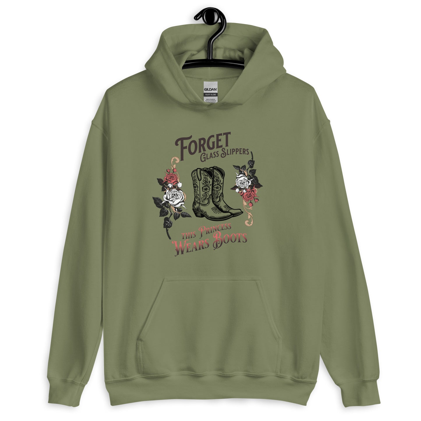 This Princess Wears Boots Unisex Hoodie