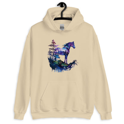 Indigo Mountain Horse Unisex Hoodie