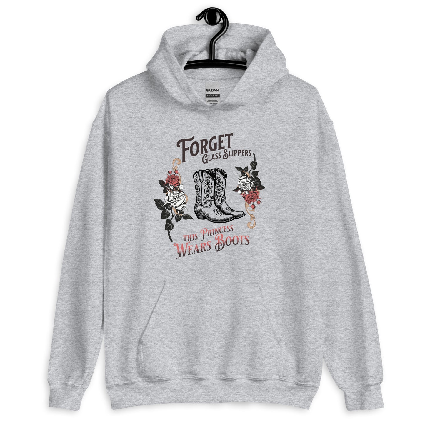 This Princess Wears Boots Unisex Hoodie