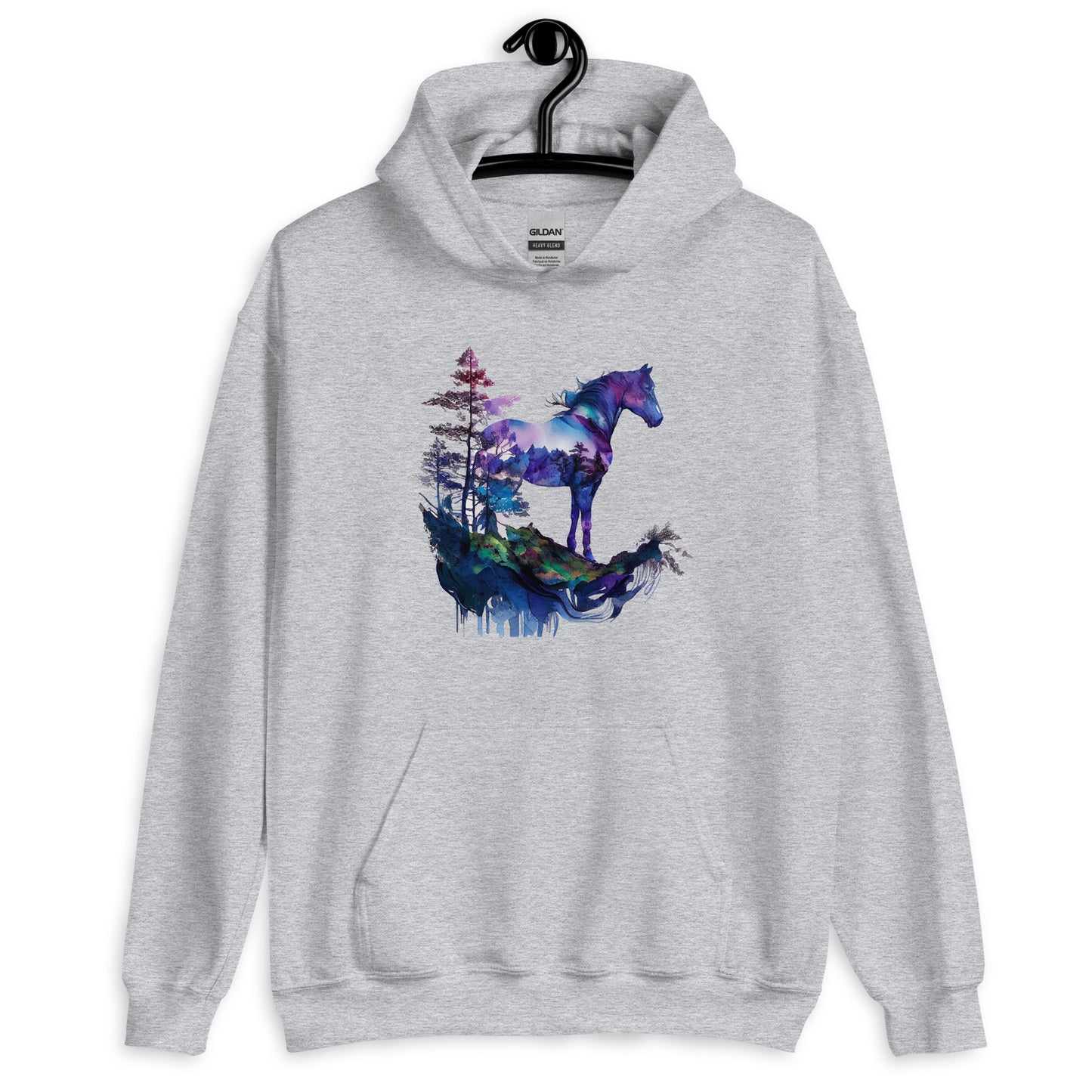 Indigo Mountain Horse Unisex Hoodie