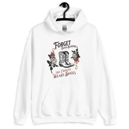 This Princess Wears Boots Unisex Hoodie