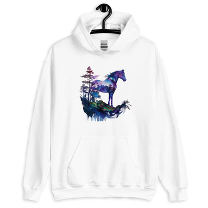 Indigo Mountain Horse Unisex Hoodie