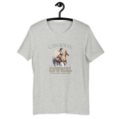 Canadian Cowgirl Unisex t-shirt