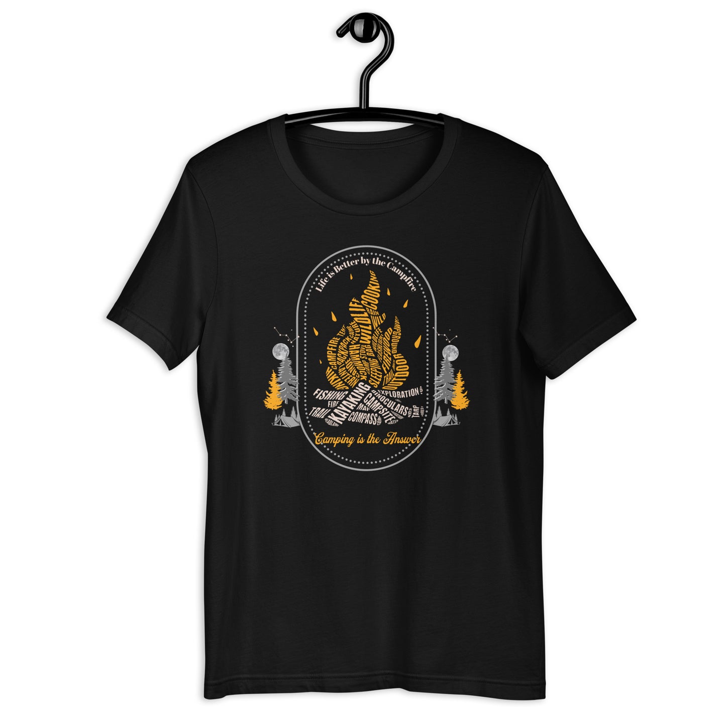 Life is Better by the Campfire Unisex t-shirt