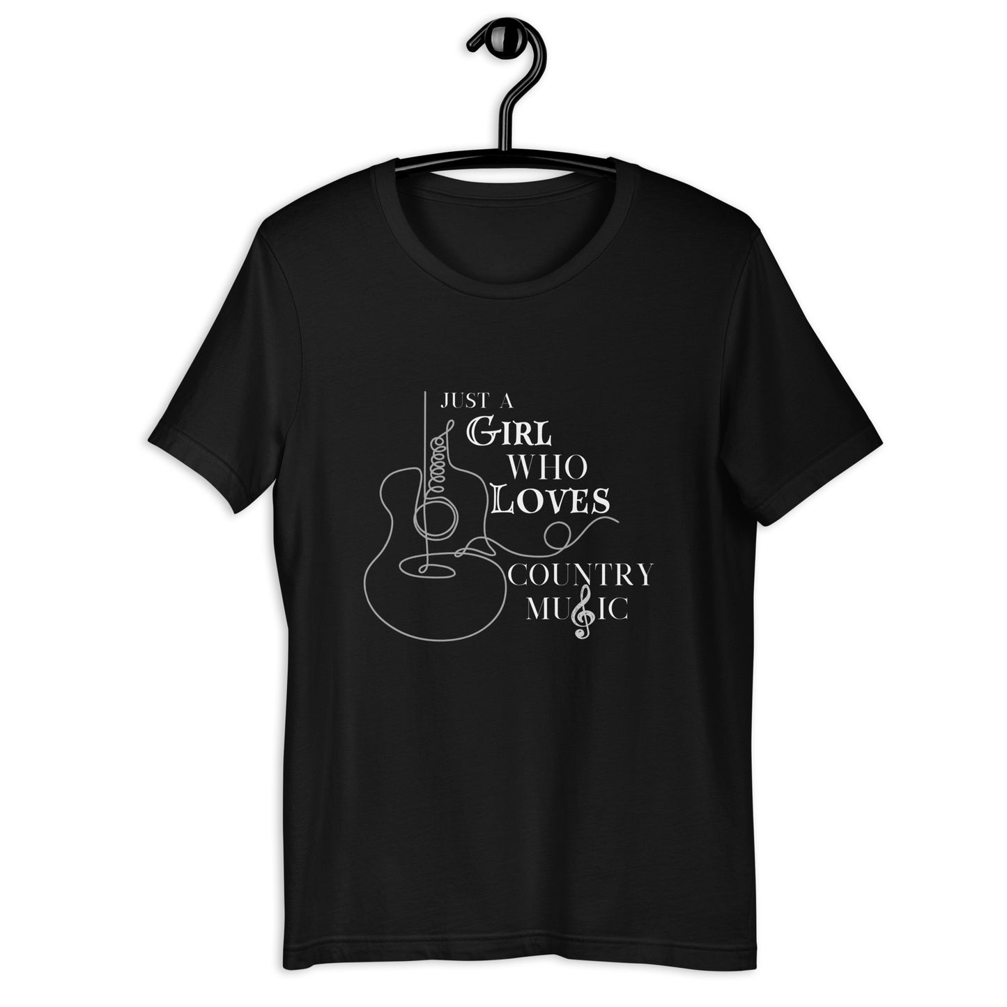 Just A Girl Who Loves Country Music Unisex t-shirt