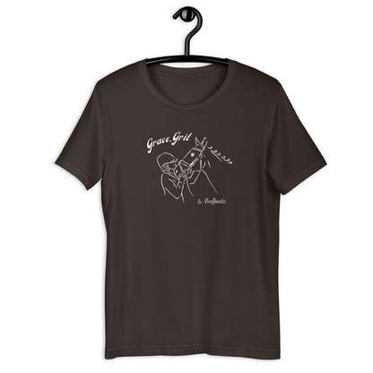 Grace, Grit & Hoofbeats Unisex t-shirt