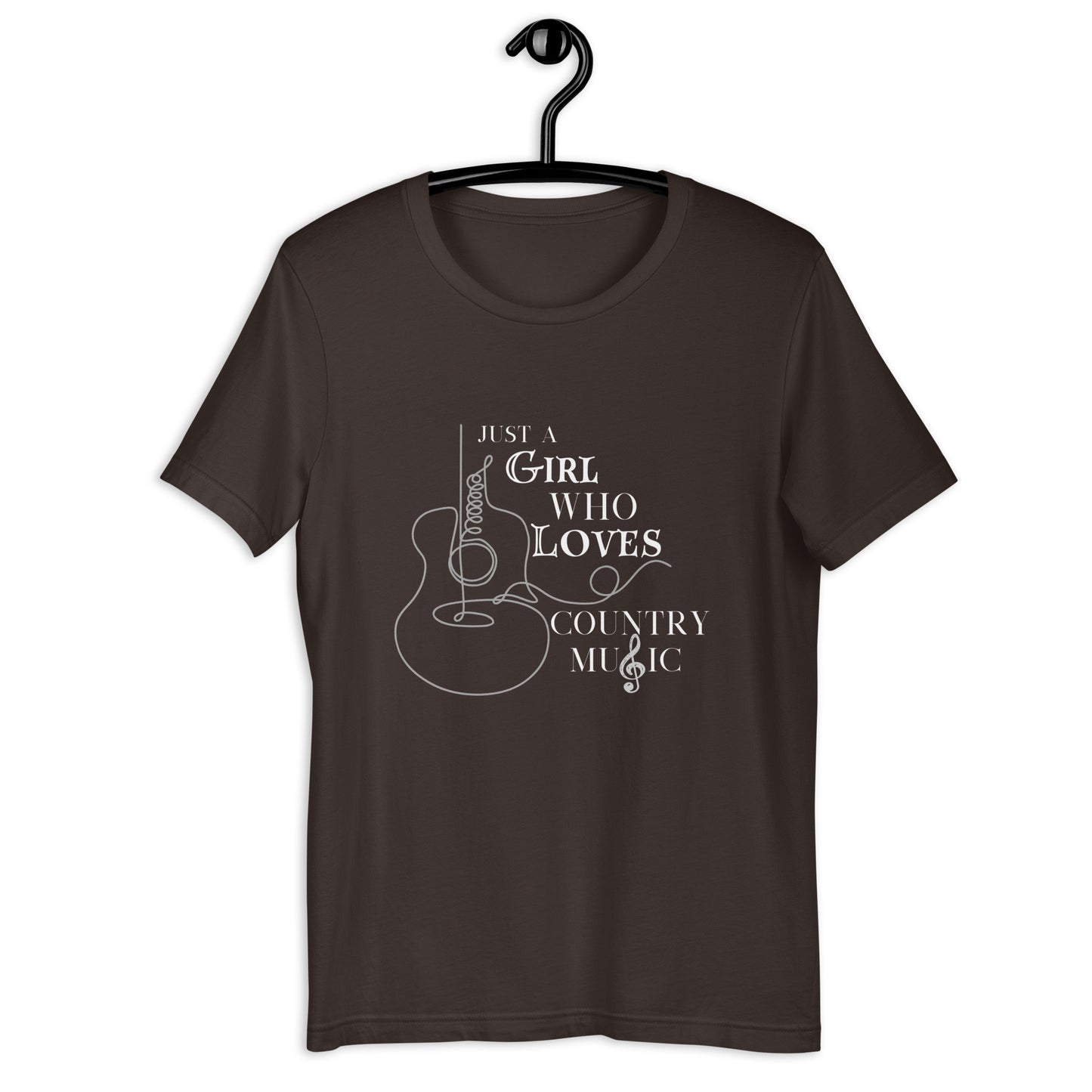 Just A Girl Who Loves Country Music Unisex t-shirt