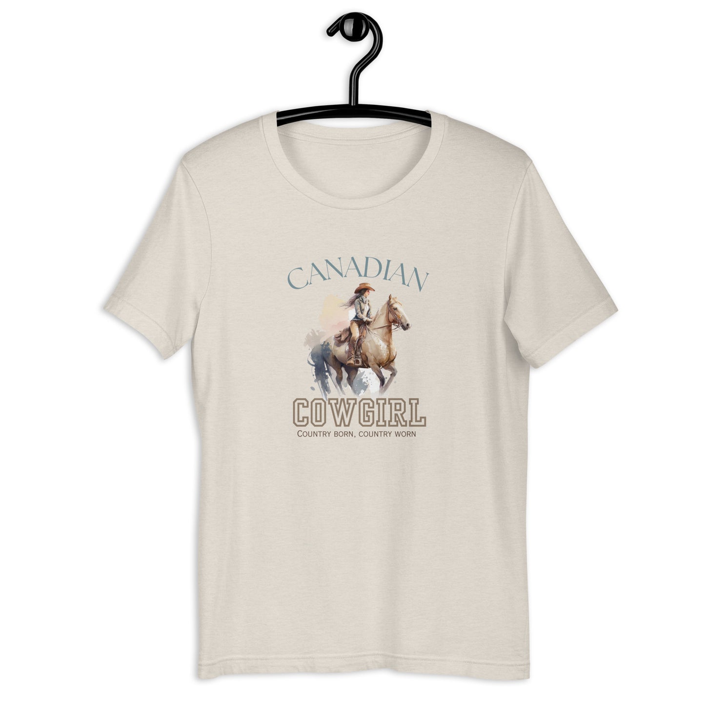 Canadian Cowgirl Unisex t-shirt