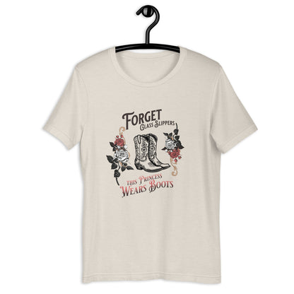 This Princess Wears Boots Unisex t-shirt