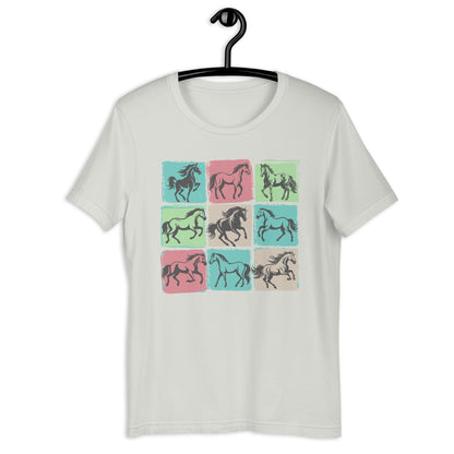 Horse Mosaic Unisex t-shirt