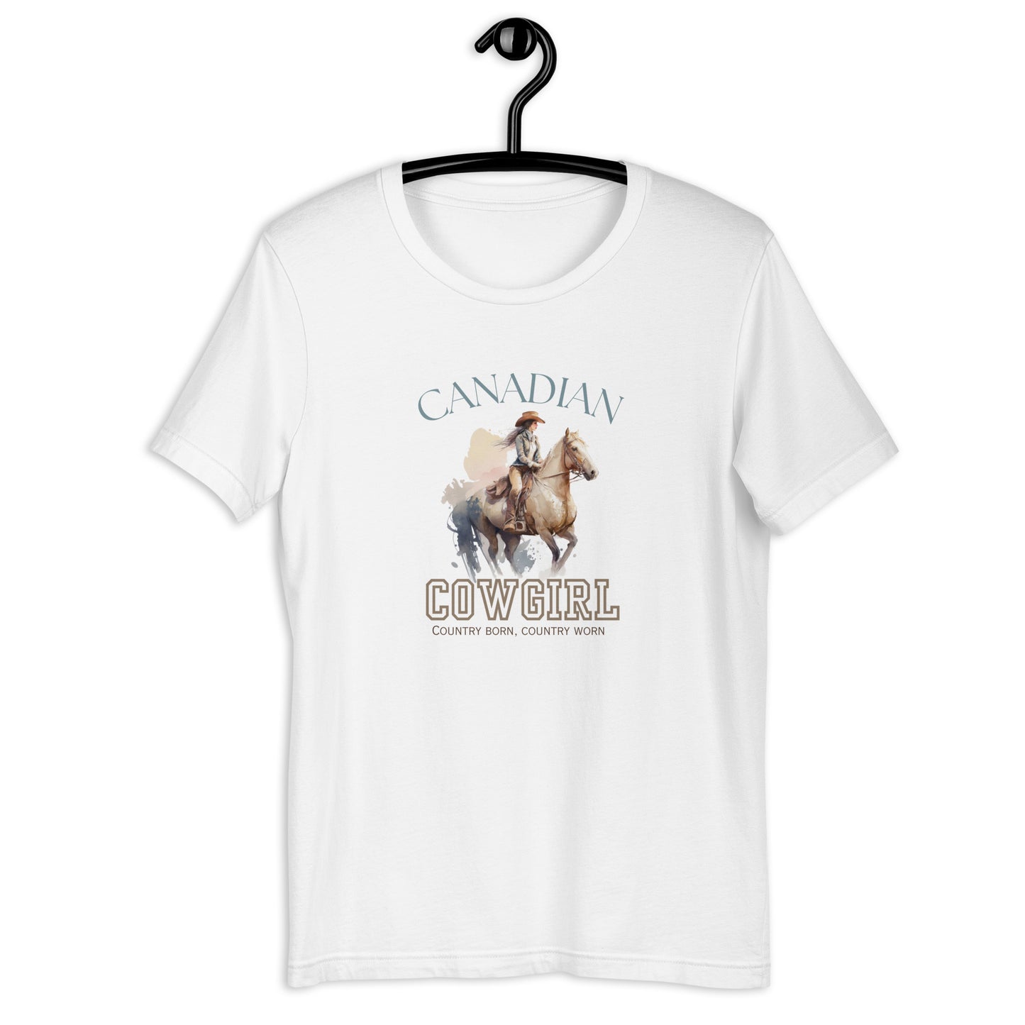 Canadian Cowgirl Unisex t-shirt